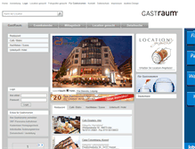 Tablet Screenshot of gastraum.de